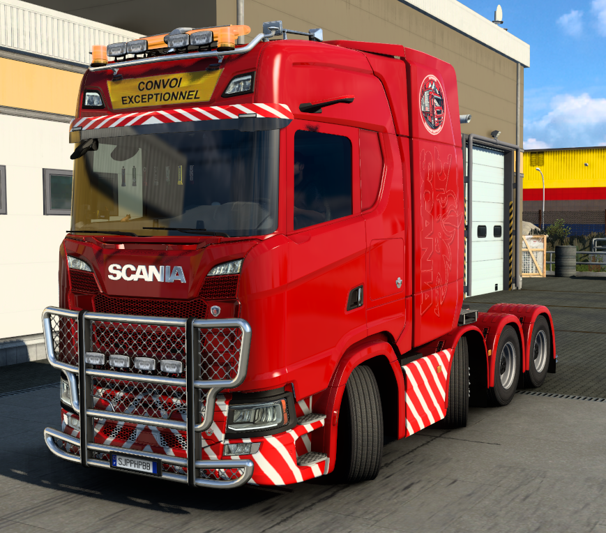 Skin Scania convoi exeptionnel