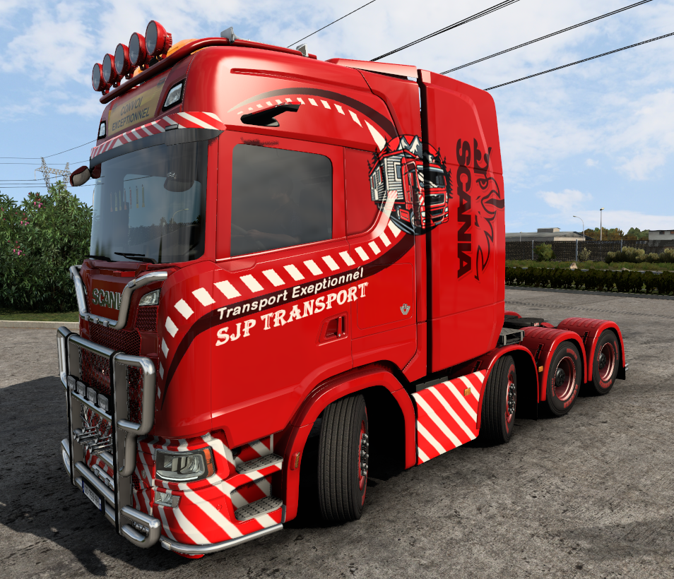 Skin Scania convoi exeptionnel
